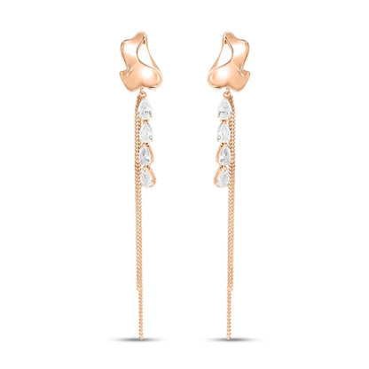 Rose Gold Twilight Tails Earrings