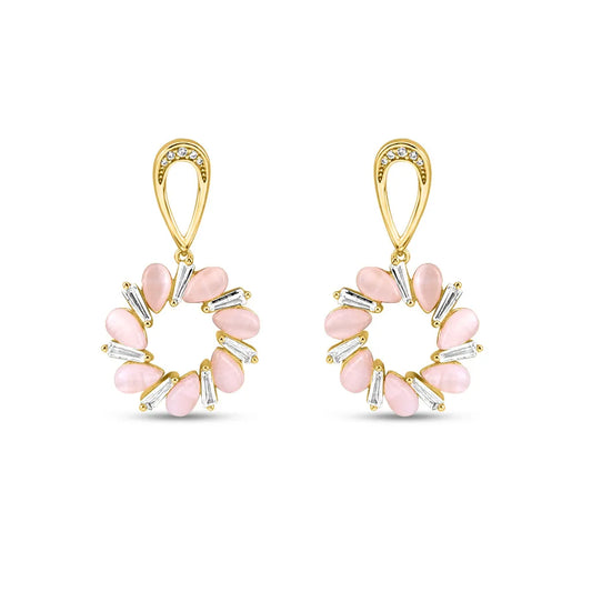 Gold Floral Grace Earrings