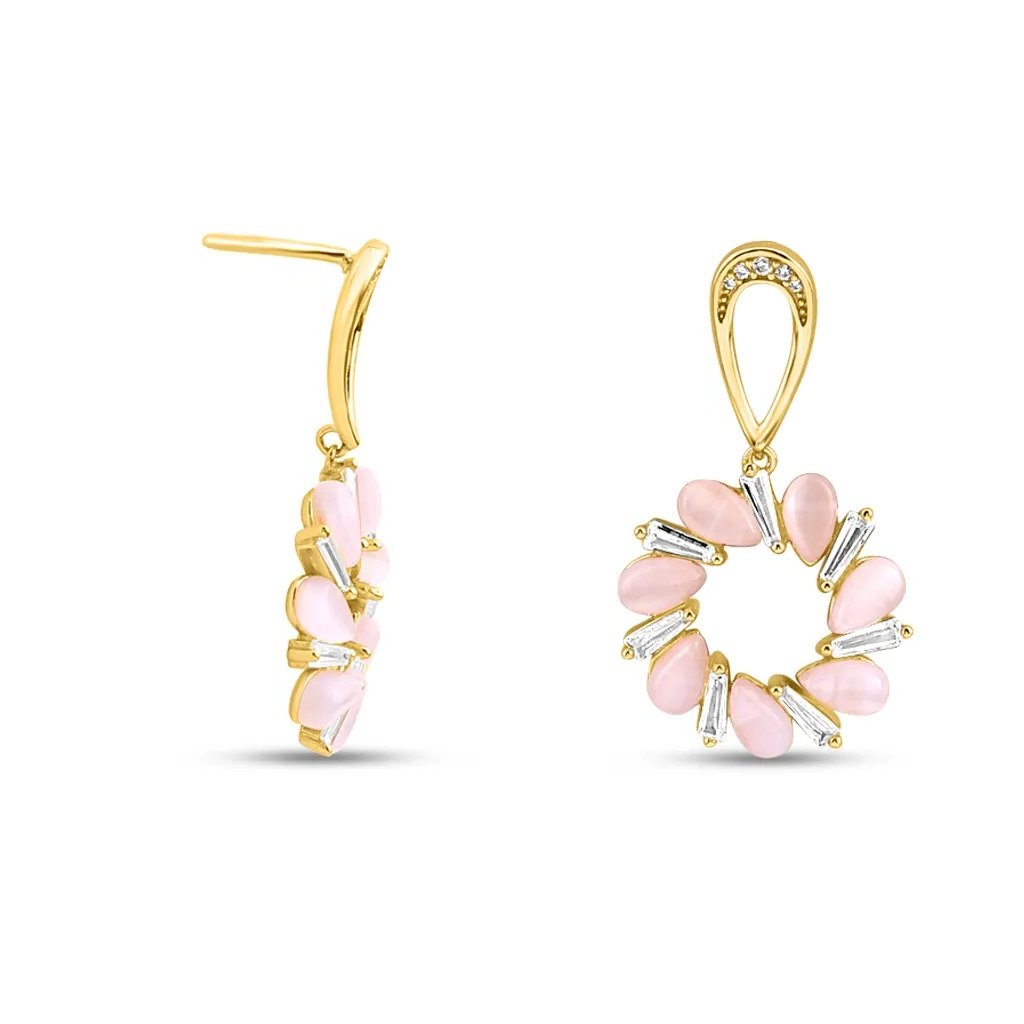 Gold Floral Grace Earrings