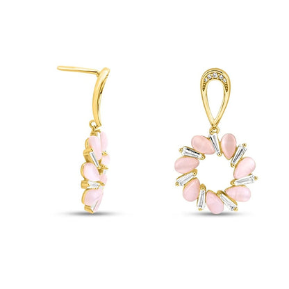 Gold Floral Grace Earrings