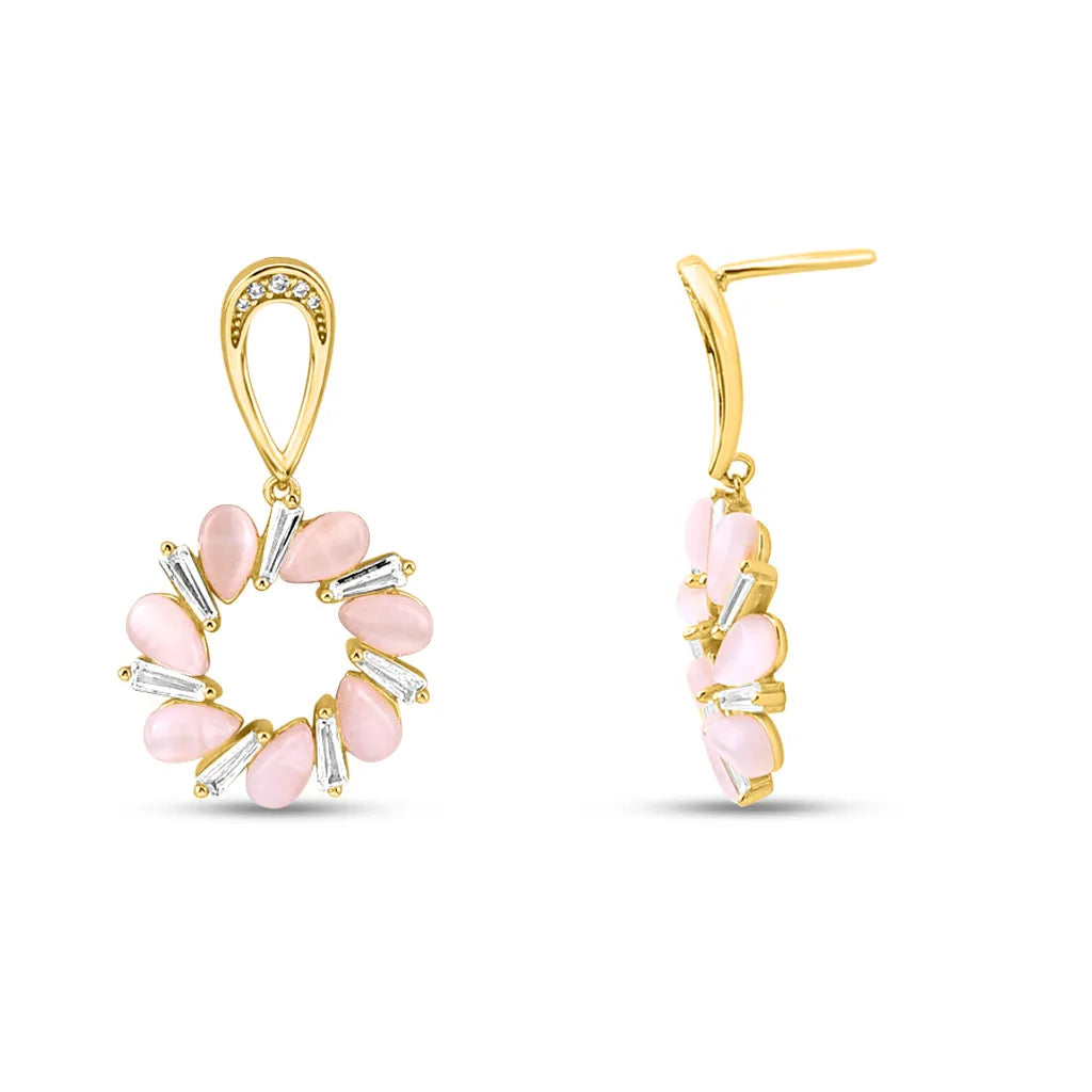 Gold Floral Grace Earrings