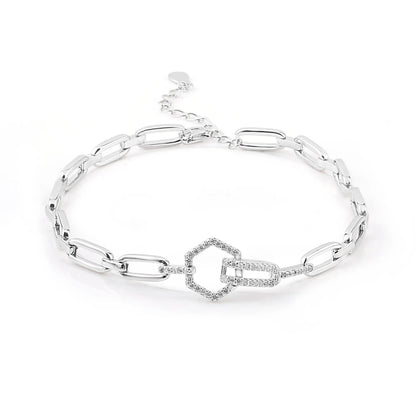 Silver Link Chain Bracelet