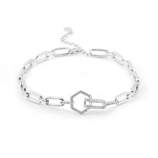 Silver Link Chain Bracelet
