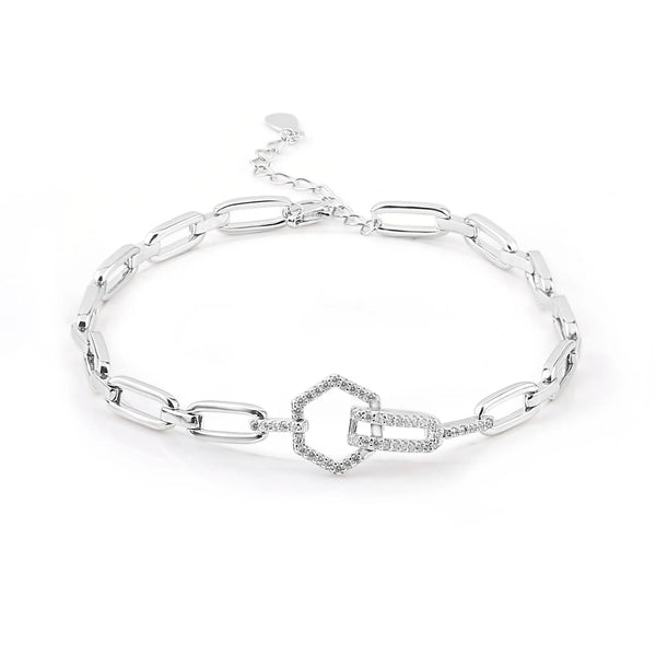 Silver Link Chain Bracelet