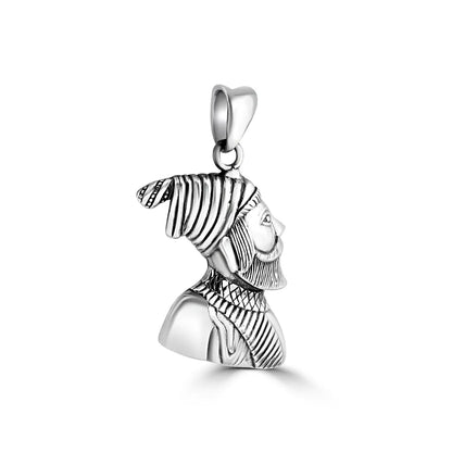Silver Veer Shivaji Pendant For Him