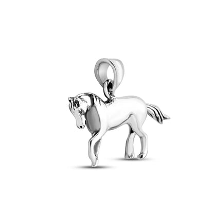 Silver Horse Pendant For Him