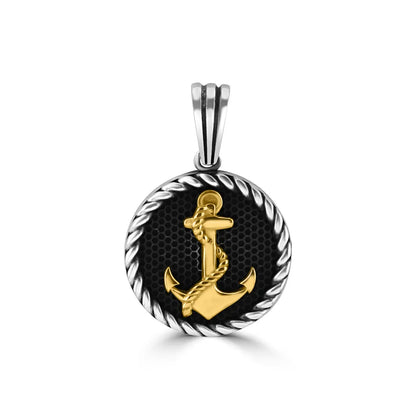 Silver  Anchor Pendant For Him