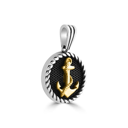 Silver  Anchor Pendant For Him