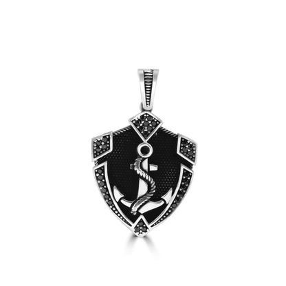 Silver Soul Anchor  Pendant For Him