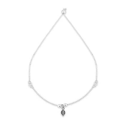 Silver Fern Anklet