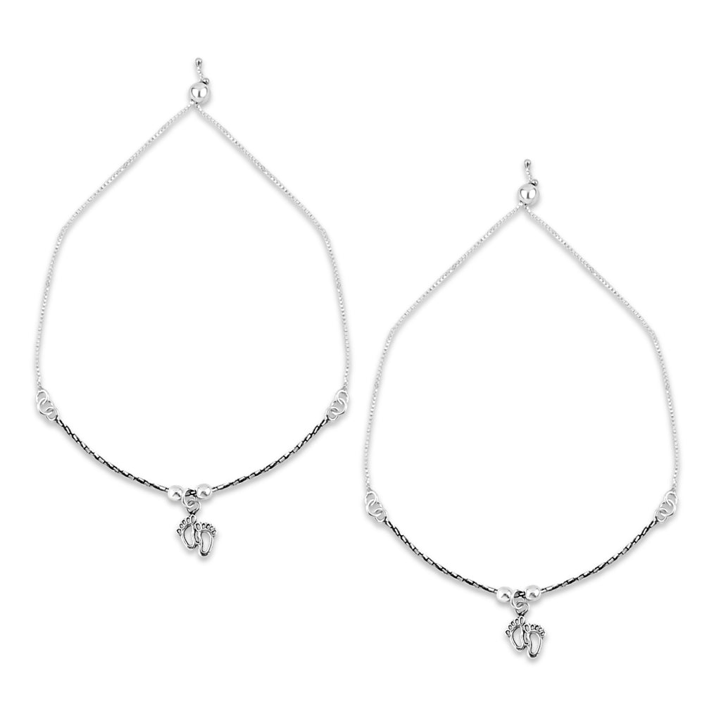 Silver Tiny Tales Anklet