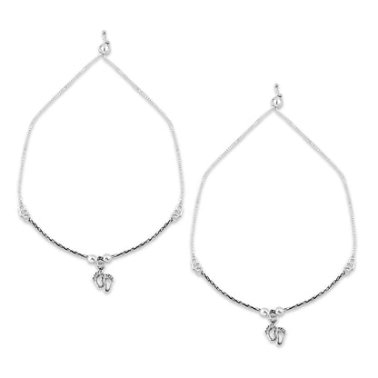 Silver Tiny Tales Anklet