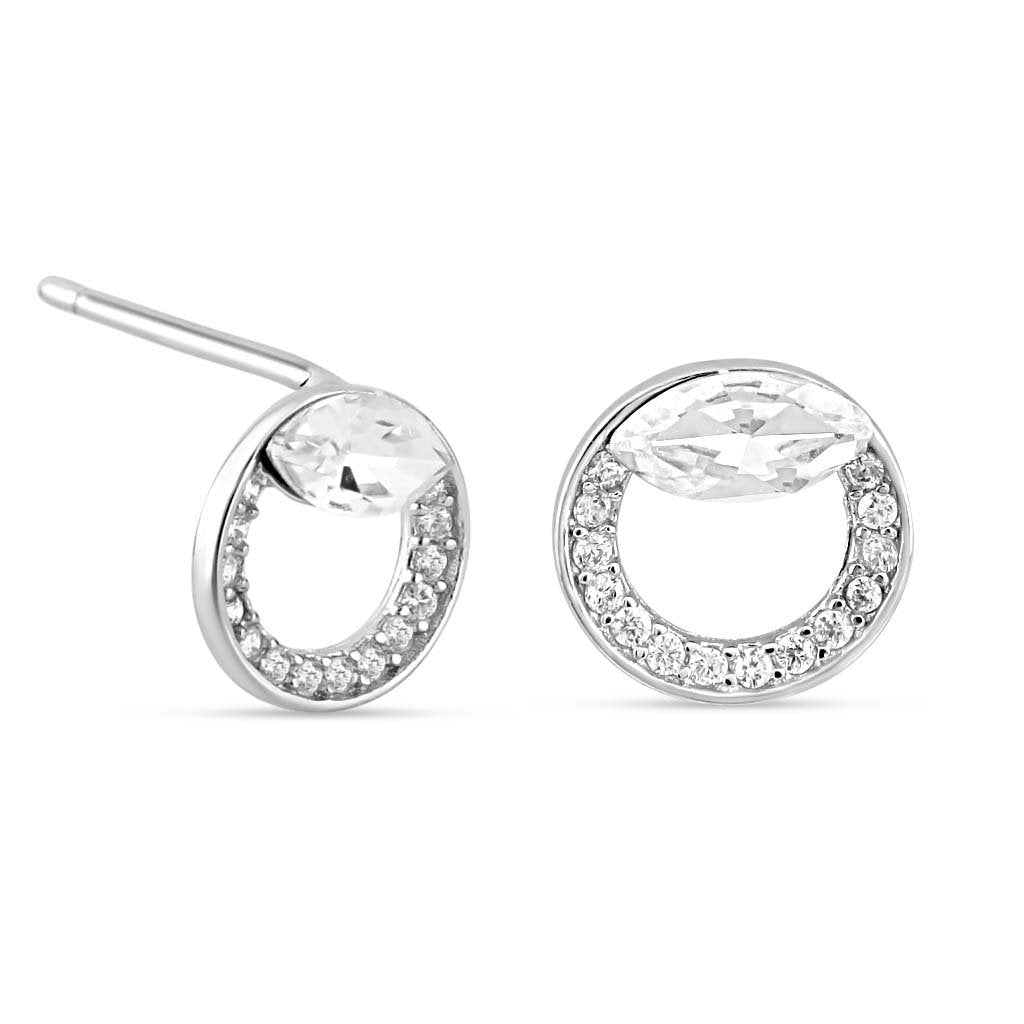 Silver Whispering Earrings