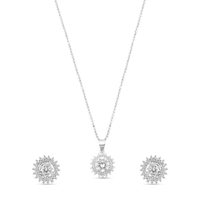 Silver Solitaire Set