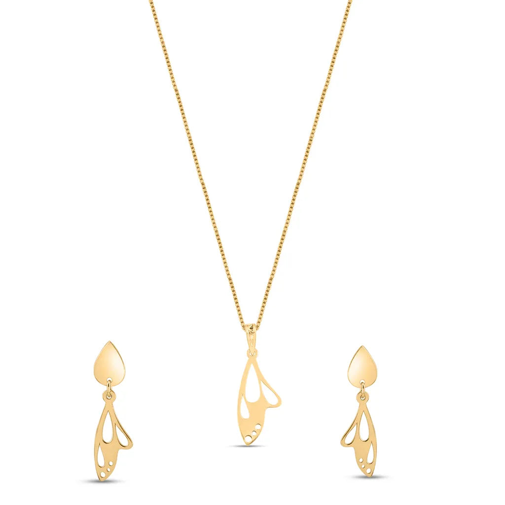 Gold Dewdrop Love Set