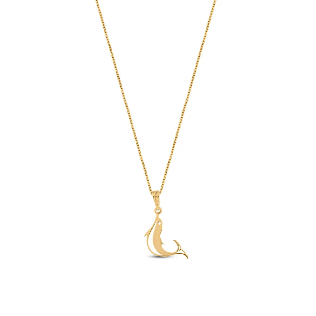 Gold Dolphin Necklace