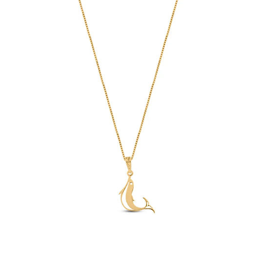 Gold Dolphin Necklace