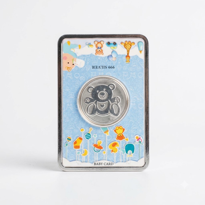 Teddy Bear Baby Boy Coin Gift Box