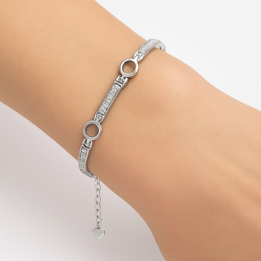 Silver Sleek Link Bracelet