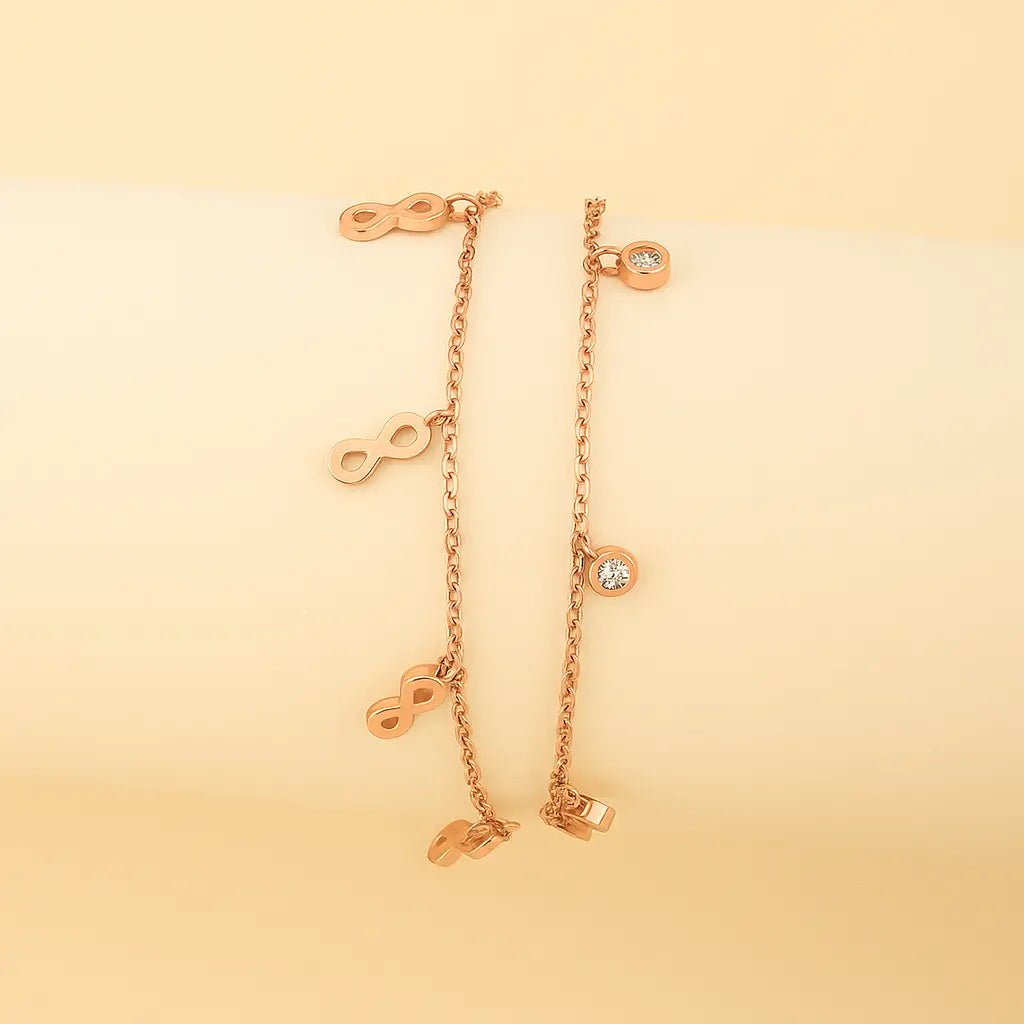 Rose Gold Infinite Grace Bracelet