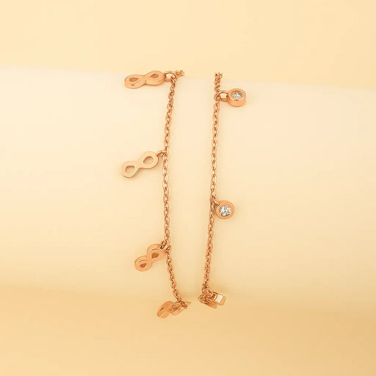 Rose Gold Infinite Grace Bracelet