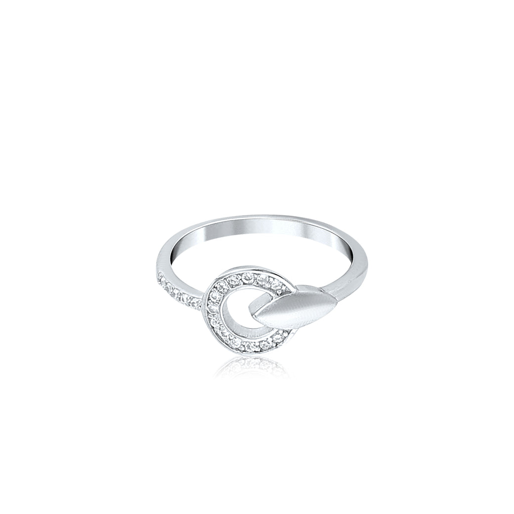 Silver Eternity Glow Ring