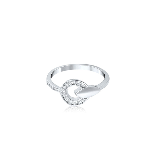 Silver Eternity Glow Ring