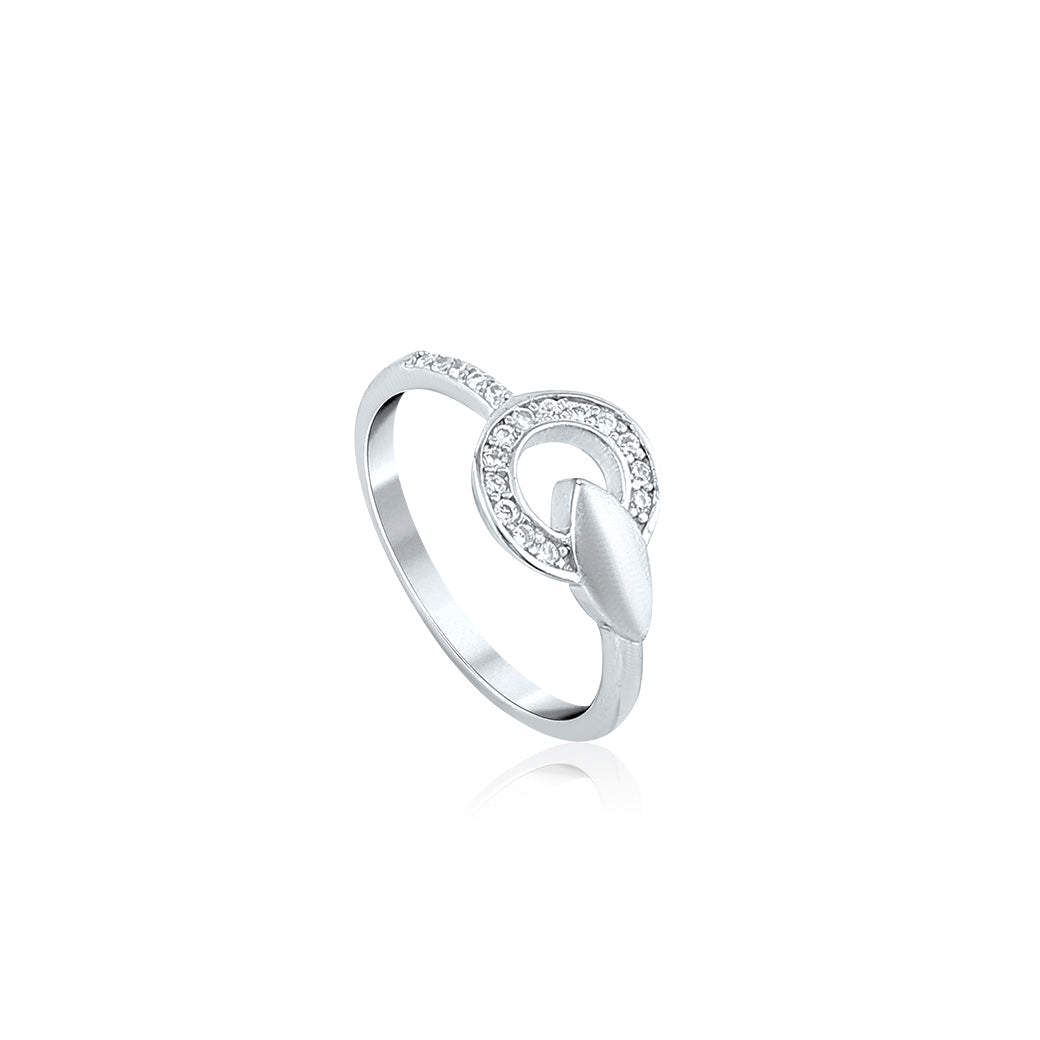 Silver Eternity Glow Ring