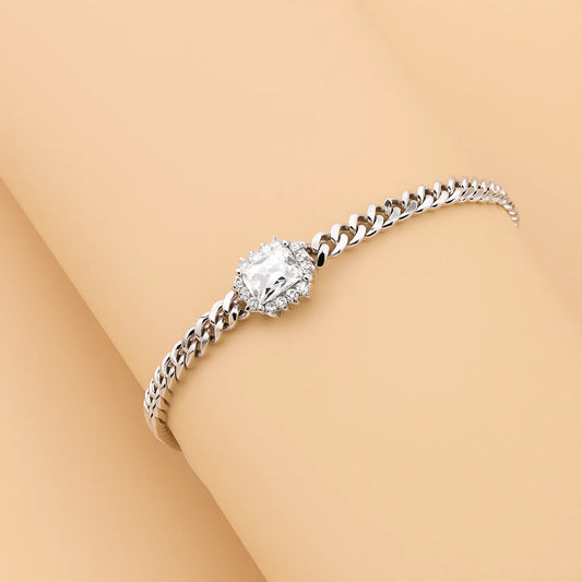 Silver Claasic Link Bracelet 