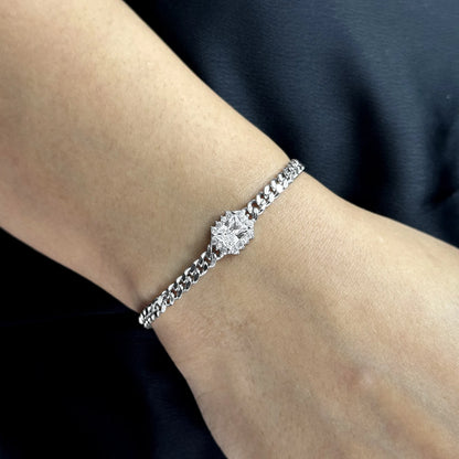 Silver Claasic Link Bracelet