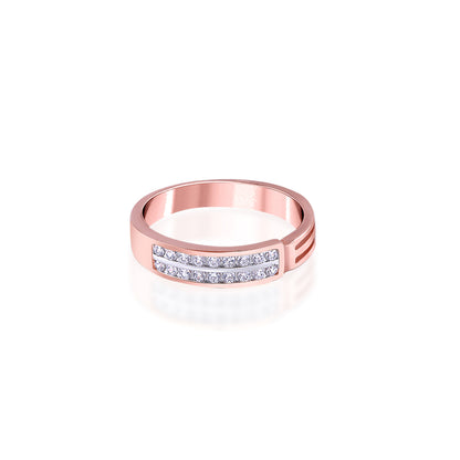 Rose Gold Imperial Band For Him