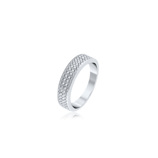 Silver Classic Prestige Band For Him