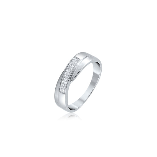 Silver Layer Ring For Him
