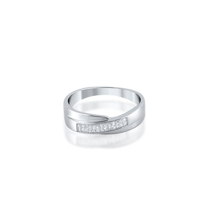 Silver Layer Ring For Him