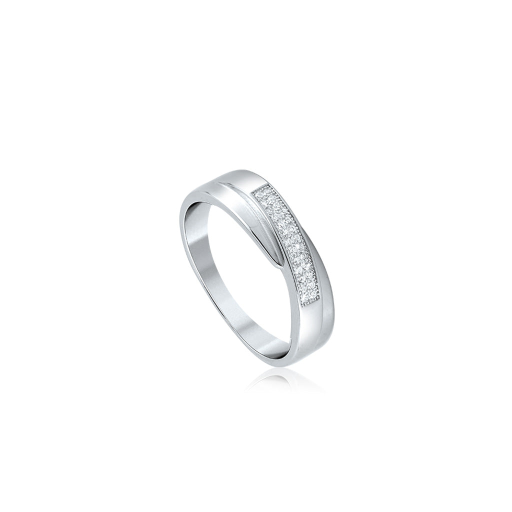 Silver Layer Ring For Him