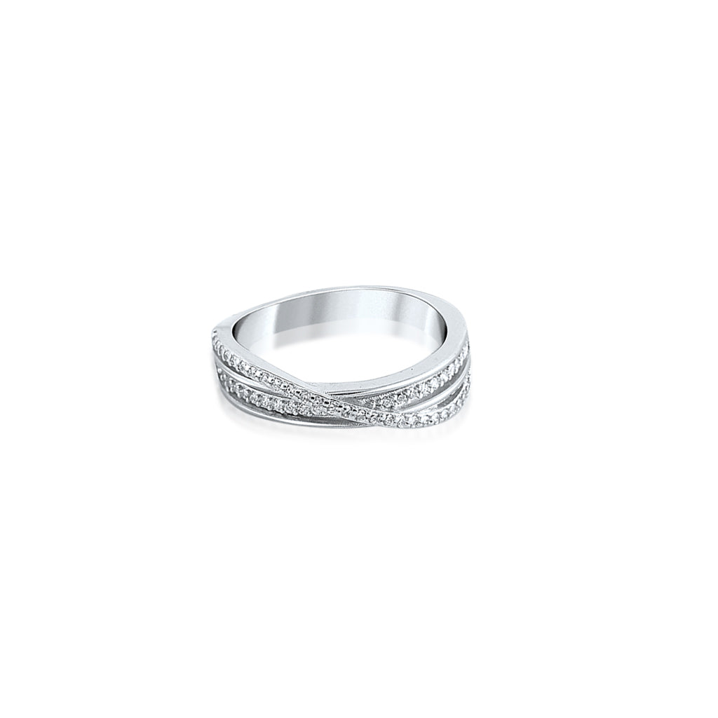 Silver Unity Band Couple Ring