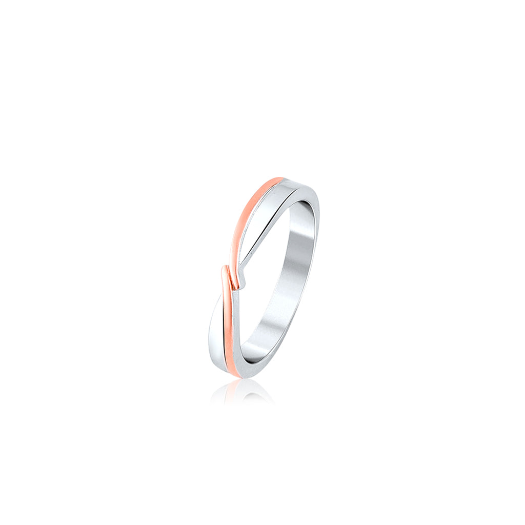 Rose Gold Fusion Couple Ring