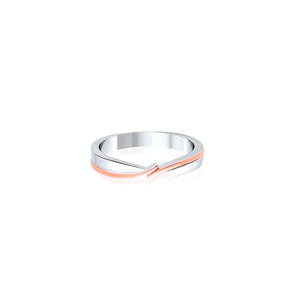 Rose Gold Fusion Couple Ring