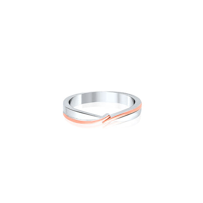 Rose Gold Fusion Couple Ring