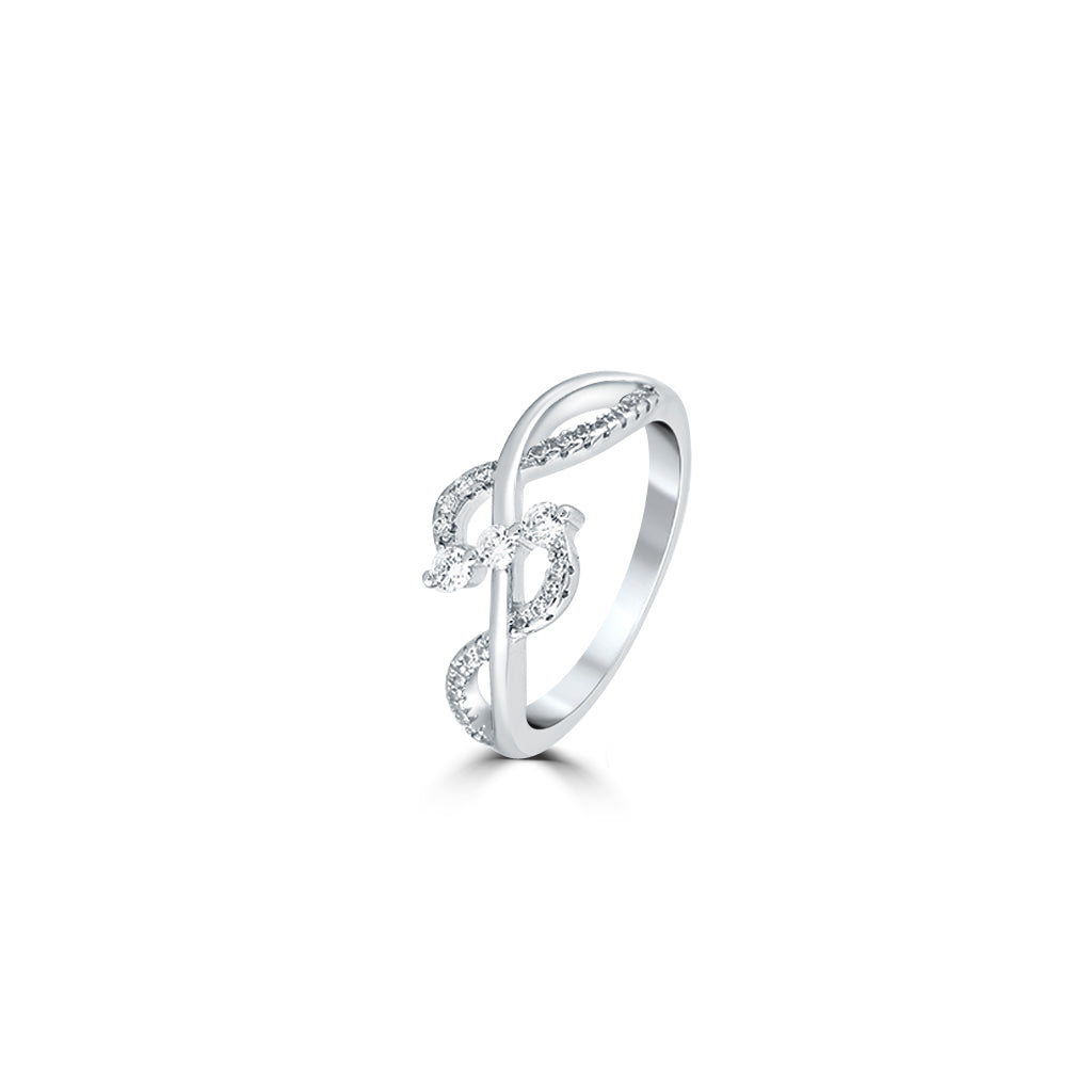 Silver Starlight Whisper Ring
