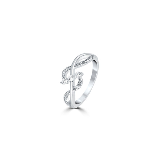 Silver Starlight Whisper Ring