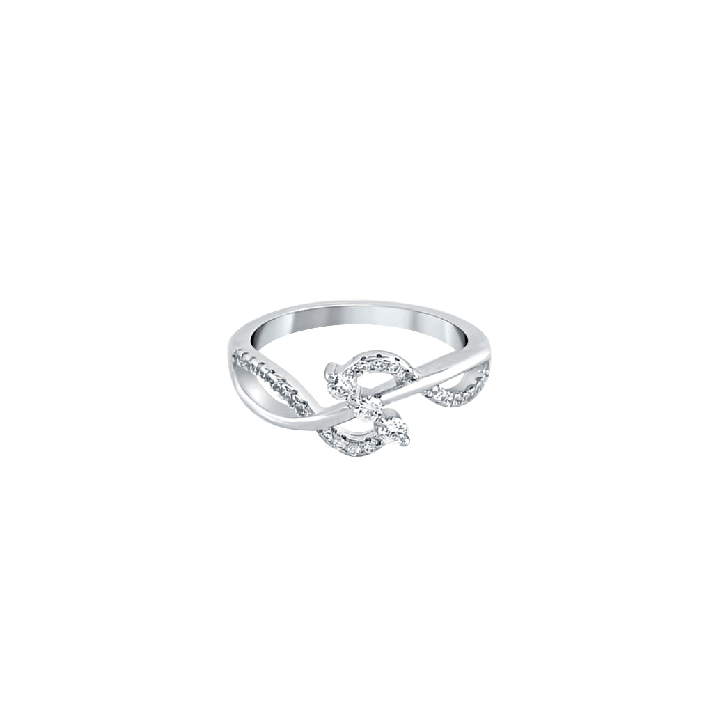 Silver Starlight Whisper Ring