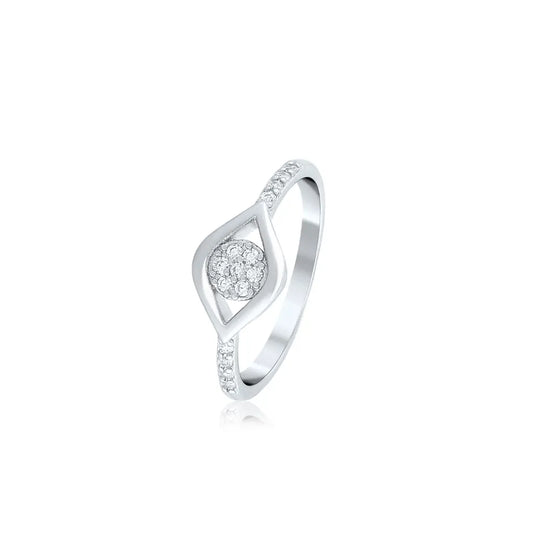 Silver Mystic Gaze Ring