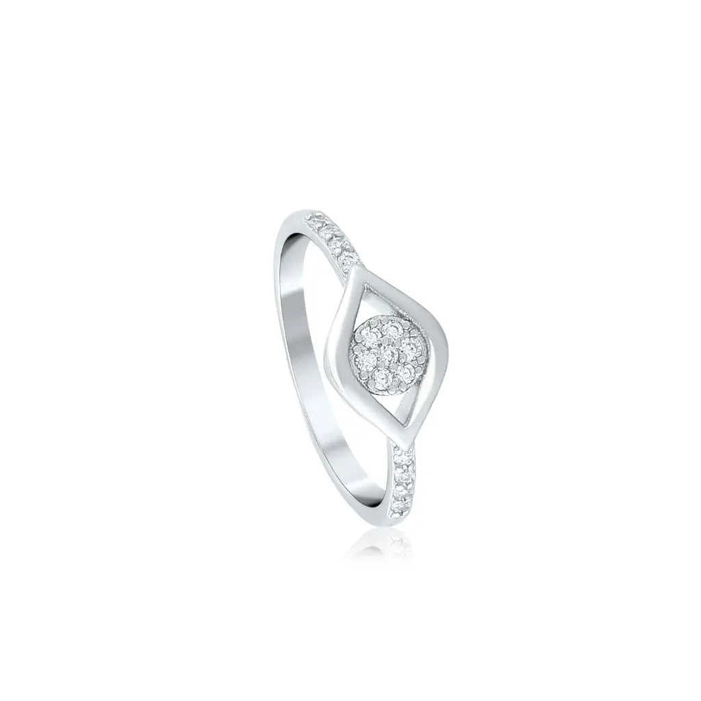 Silver Mystic Gaze Ring