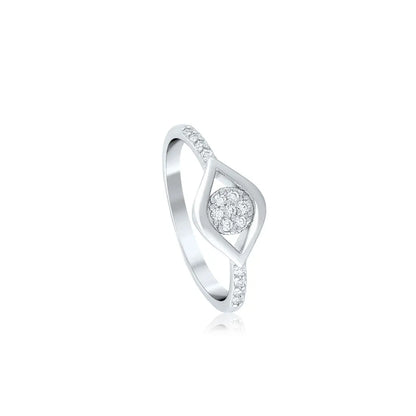 Silver Mystic Gaze Ring
