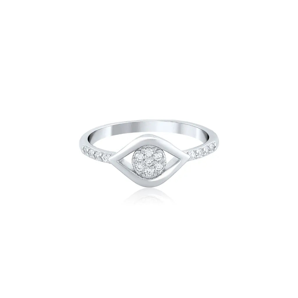 Silver Mystic Gaze Ring