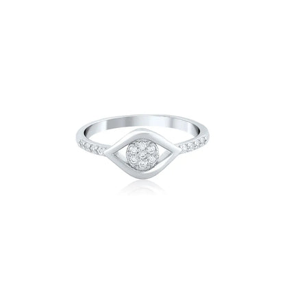 Silver Mystic Gaze Ring