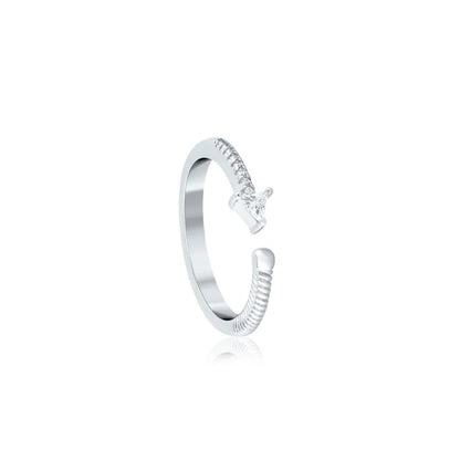 Silver Love Arrow Ring