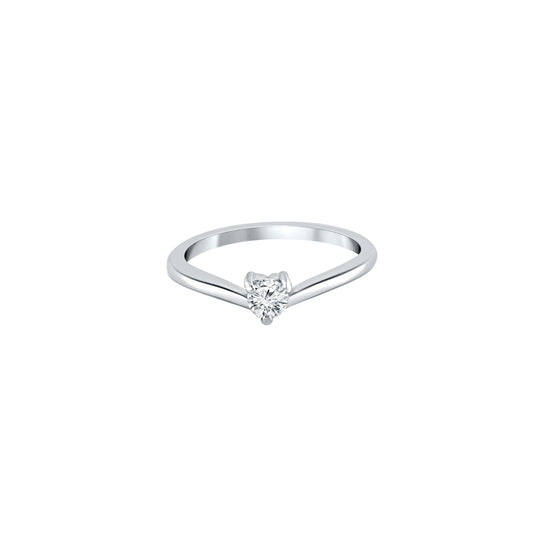 Silver Timeless Beauty Solitaire Ring