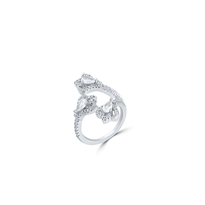 Silver Triveni Ring